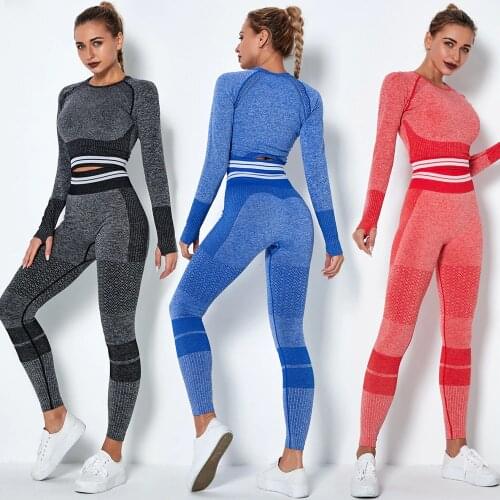Two Pieces Set New Yoga Sets Hollow Peach Hip-Lifting Leggings Sports Bra Crop Tops Gym Sportsuit Fitness Workout Tracksuit