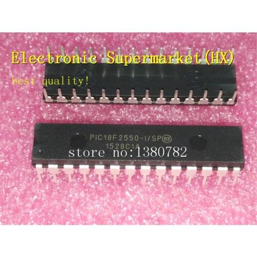 New original 10pcs/lots PIC18F2550-I/SP PIC18F2550 DIP-28 In stock