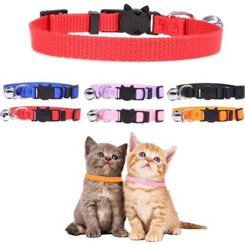 Safety Breakaway Cat Collar Quick Release Cat Small Dog Collar Cute Nylon Adjustable Collar for Puppy Dogs Kittens Cats Necklace