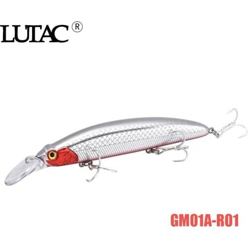 LUTAC Lure 5 PCS Per Set Minnow Bait Squid Jigs Shad Spinner bait Small Fishes 11cm 21g Wobbler Goods For Fishing Hard Jigging