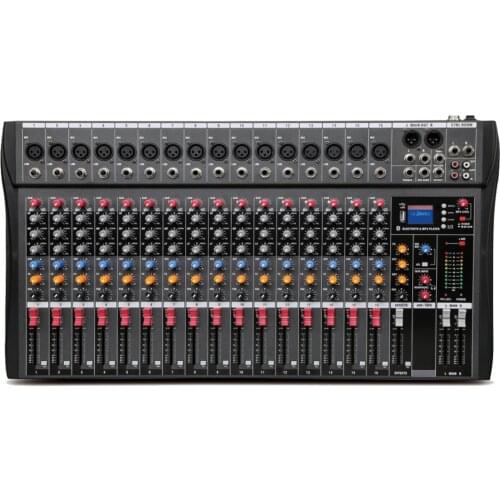 Activity use 16 ch channel professional digital audio console dj mixer audio