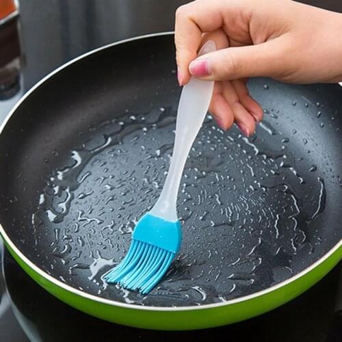 Silicone Baking Bakeware Bread Cook Brushes Pastry Oil BBQ Basting Brush Tool Color Random