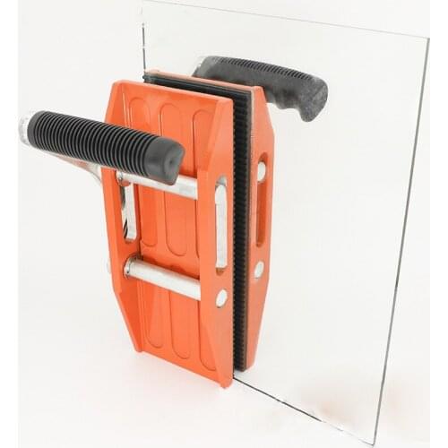 SY32-33 Glass Stone Handling Clip Manual Handling Tool Two-hand Handling Clip Wear-Resistant Rubber Pad Load Bearing 150kg