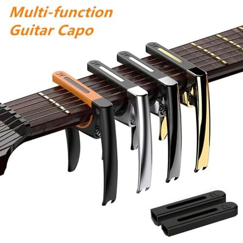 1Pc Alloy Universal Electric Folk Guitar Capo Tuning Quick Change Key Acoustic Accessories