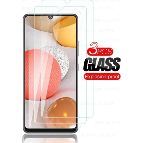 A 42 glass 3pcs original protective glass for samsung galaxy a42 5g 2020 sm-a426b sm-a426b/ds 6.6'' screen protectors film cover
