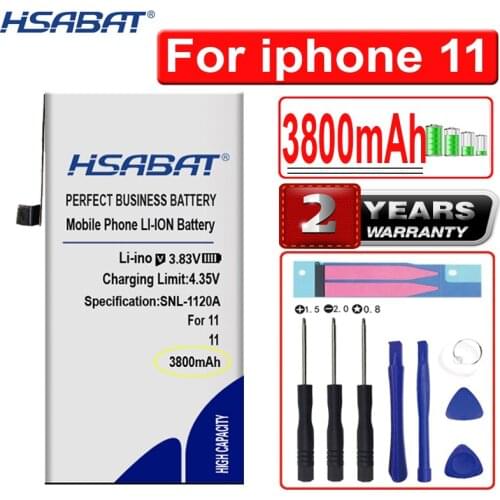 HSABAT 3600~4500mAh High Capacity Battery for iphone 11 / 11 Pro / 11 Pro Max Smartphone