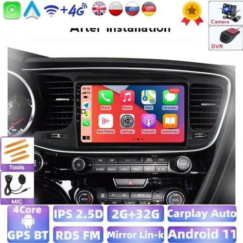 Android 2G+32G IPS Car Radio Multimedia Player For Kia K5 Optima 2011-2015 GPS Navigation support Carplay WiFi