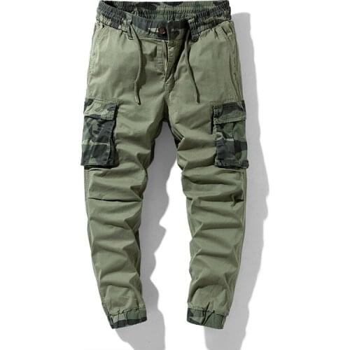 Cargo Pants Men Military Work Overalls Loose Straight Tactical Trousers Multi-Pocket Baggy Casual Cotton Army Slacks Pants 29-38