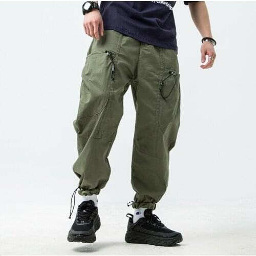 Harem Pants Male Black Overalls Streetwear Fashions Joggers Hip Hop Trousers Men Harajuku Cargo Pants Korean Style Tactical