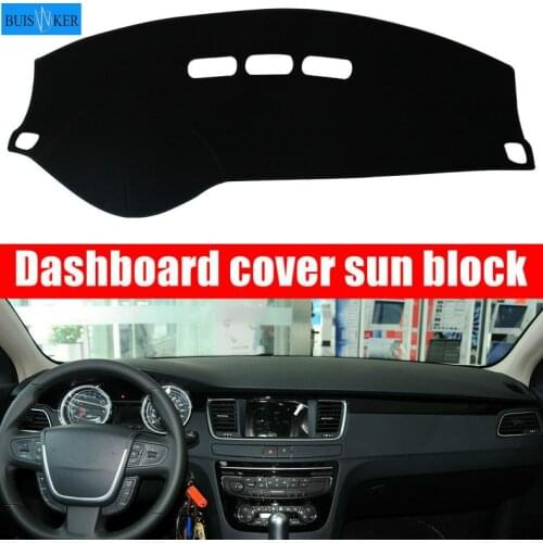 For Peugeot 208 2012~2019 Active Allure GTI 2015 Dashboard Cover Sun Shade Dash Mat Pad Carpet Car Stickers Interior Accessories