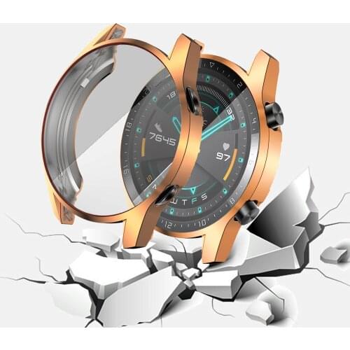 TPU Case for Huawei watch GT 2 46mm Watch Cover Huawei GT2 46 mm Silicone Soft All-Around Screen Protector cover bumper Cases