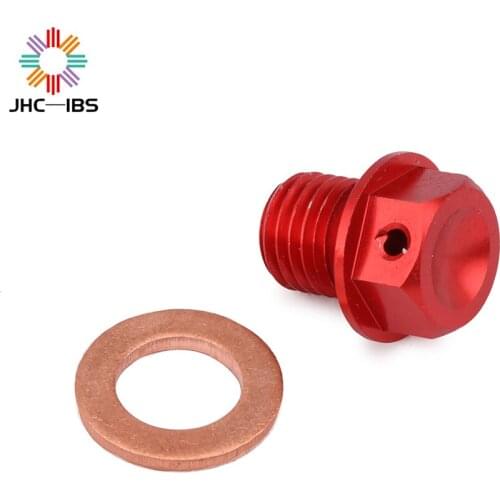 CNC Aluminum Magnetic Oil Drain Plug Bolt Screw For Polaris RZR Ranger Sportsman ACE 325 570 600 700 800 850 900 1000X