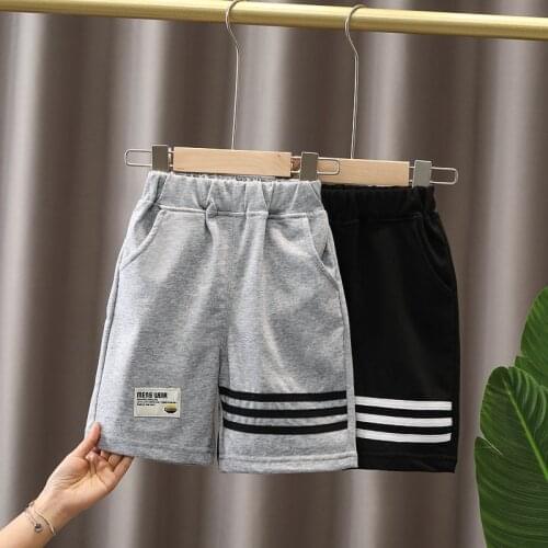 Kids Beach Short Sports Pants 2021 New Children Shorts Cotton Shorts For Boys Short Toddler Panties Baby Boy Clothes Size 90-140