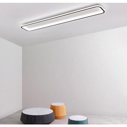 Long double-sided LED ceiling light Living room dining room bedroom study hallway lights Hotel cafe office lighting