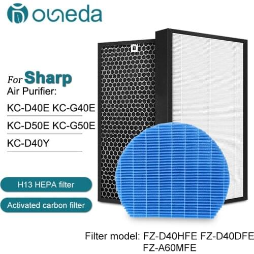 Sharp Air Purifier KC-D41R-B Hepa Filter FZ-D40HFE Carbon Filter FZ-D40DFE Humidifying Filter FZ-A61MFR Air Humidifier Parts New