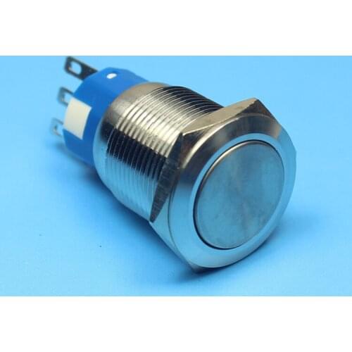 Doorbell 19mm 1NO 1NC Momentary Push Button switch with pin feet