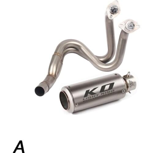 Escape Motorcycle Exhaust Front Link Pipe Muffler Stainless Steel Exhaust System For Kawasaki Ninja 650 Z650 2012-2021