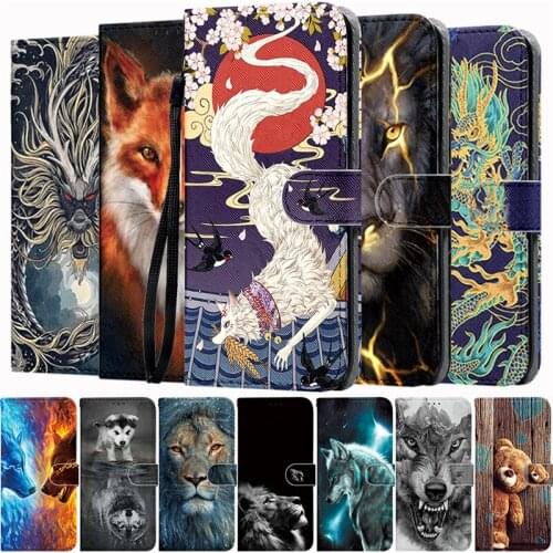 Leather Flip Wallet Card Book Stand Case For Huawei P30 Lite New Edition P20 P Smart Z 2020 Y9 Prime 2019 Honor 9X 10 Lite Cover