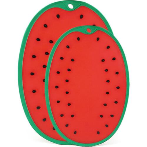 Watermelon Shape Creative Chopping Blocks Non-slip Cutting Board For Home Vegetable Fruit Cutting Meat Kitchen Chopping Board