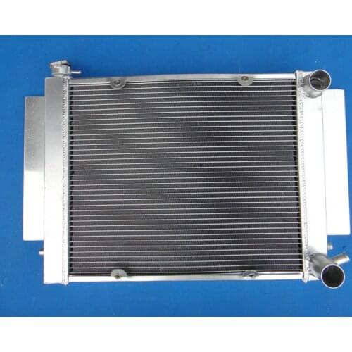 Hot Selling Custom 56MM 3 Row Aluminium Radiator For Mazda RX2 RX3 RX4 RX5 with heater pipe MT S1 S2 1969-1983 69 83