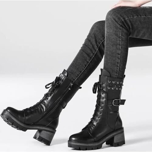LYOXVQEL Women's High Boots