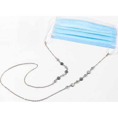 Fashion Pearl Eyeglass Chain Antiskid Anti Losing Mask Chain Mask Hanging Rope Mask Comfortable Belt Adjustable Eyeglass Chain