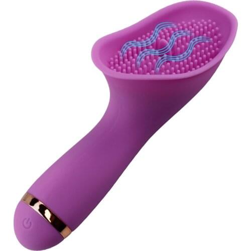 Powerful Tongue Licking Vibrator Brush Vaginal Clitoris Stimulator Sex Toys for Women AV Rod Rechargeable G-spot Massager Sexo