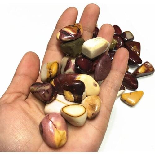 Natural polished gemstone crystal tumbled Irregular Shape Egg yolk stones for decoration