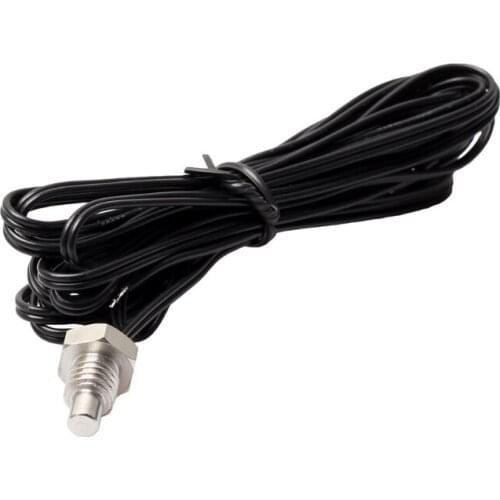 NTC 10K Thermistor Temperature Sensor M8 Thread Probe Cable 1m 2m Waterproof