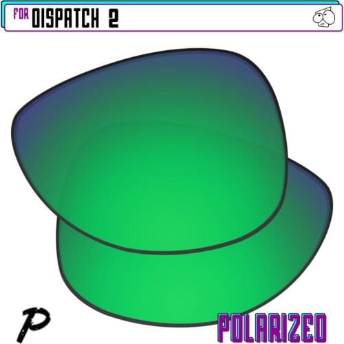 EZReplace Polarized Replacement Lenses for - Oakley Dispatch 2 Sunglasses - Green P