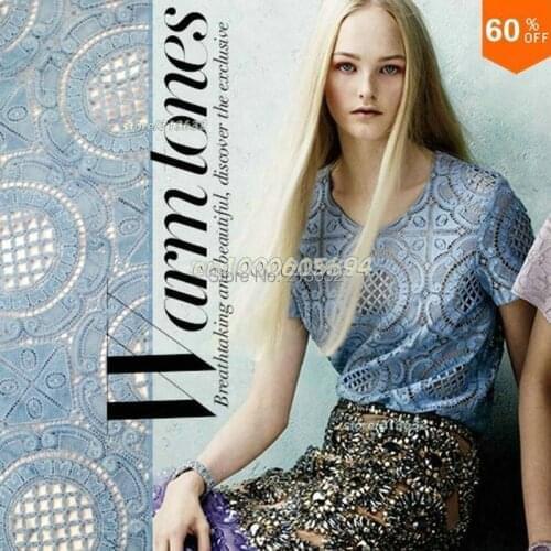 PQYY39 african guipure lace water soluble chemical lace guipure lace fabric hollow out african lace fabrics fashion week