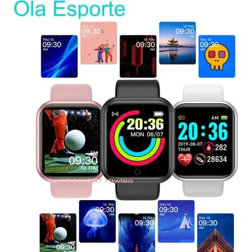 Update Y68 D20 1.44 inch Infinite Screen Smart Watch Put Photo Music Control Men Women Fitness Tracker HeartRate Sport Watch 116