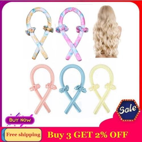 Hot Soft Hair Heatless Curling Rod Foam Sponge Large Roller Headband Curler Foam Simple Rod Hair Styling Tools