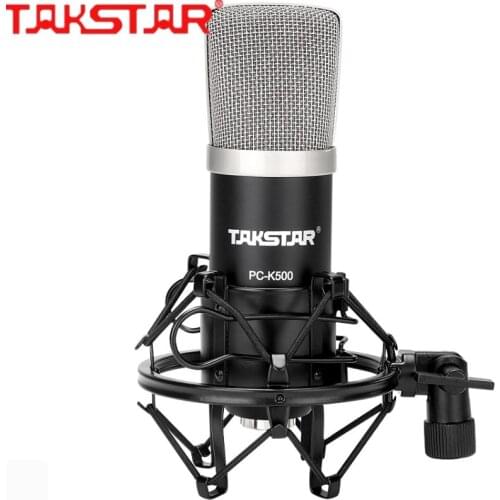 Takstar PC-K500 Condenser Microphone Professional Personal Computer Studio Recording Broadcast K Song Microphone