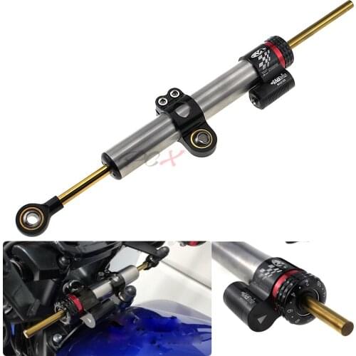 Universal Motorcycle Adjustable Steering Damper Stabilizer for MT 09 Tracer CB1000R CB500X Tracer 700 Suzuki GSXR 1000