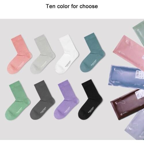 10 pairs/Lot Hot Sale Women Cotton Socks Simple Beauty English Word Pure Light/Dark Color Group High Quality Autumn Winter Socks
