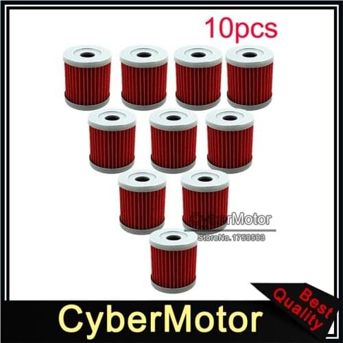 10x Oil Filter For DRZ 400 400E 400X 400SM KLX 400SR LTZ LTR450 SUZUKI Dirt