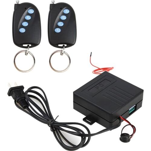 433 MHz 127V AC Remote Control Switch 433MHz RF Wireless Receiver Transmitter Controller for Garage Door