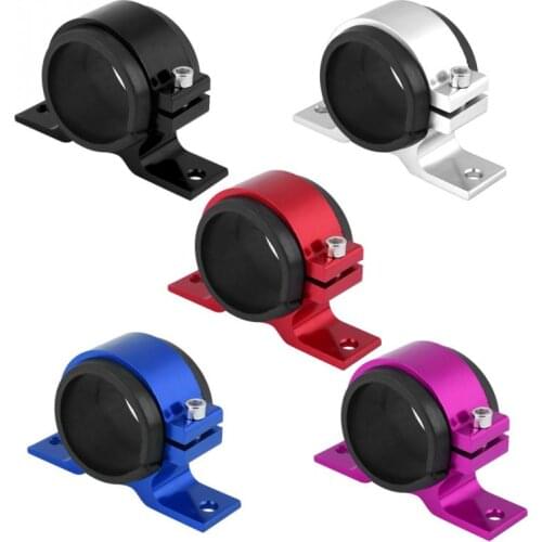 Aluminum Alloy 50mm Car Fuel Pump Mounting Bracket Single Filter Clamp Cradle Aluminium Filter Clamp Cradle Durable Parts