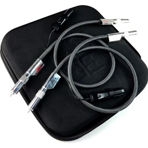Audiophile WEL Signatutre RCA Cable 72V DBS PSS Core HiFi Audio Line with Silver Plated Plug