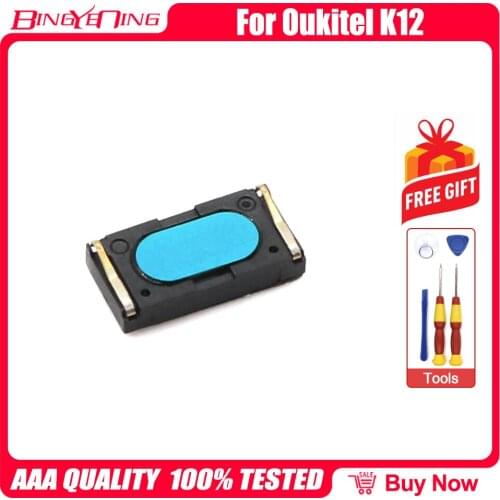 BingYeNing New Original Oukitel K12 Phone Speaker Receiver Front Ear Earpiece Repair Accessories