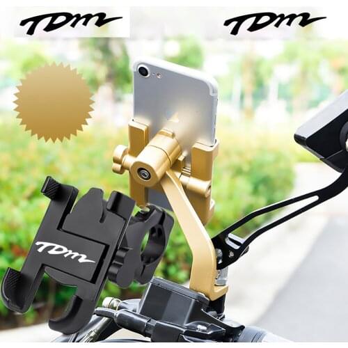 Aluminum Alloy Motorcycle Handlebar Phone Holder Stand Mount For Yamaha TDM 850 TDM850 TDM900 TDM 900 Motorcycle Accessories