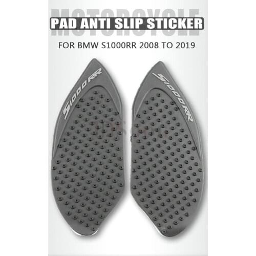 For BMW S1000RR 2008 to 16 2017 2018 2019 S1000RR S1000R Motorcycle Protector Anti slip Tank Pad tank Side Traction 3M Sticker