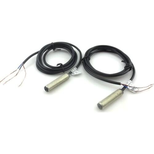 M12 Visible Light Laser Sensor Photoelectric Switch NPN NO 10-24V