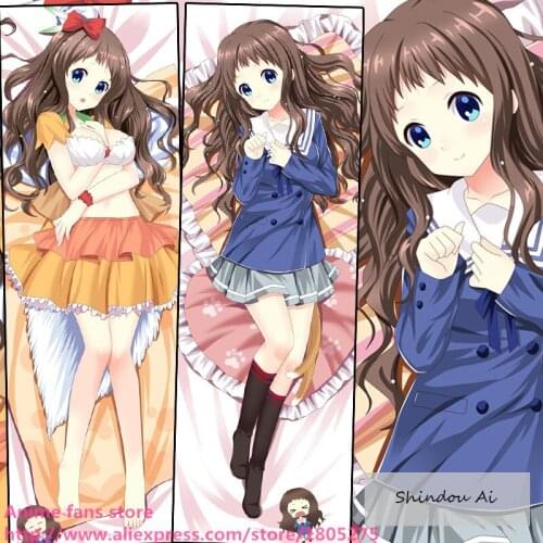 Cute Japanese Anime Kyokai no Kanata Shindou Ai Lovely Pillowcase Pillow Case Cover decorative Hugging Body Bedding