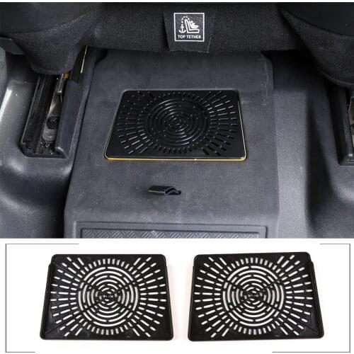 For Land Rover Defender 110 2020-2022 Car Styling ABS Black Car Air Outlet Cover Trim Under the Seat Car Accessories