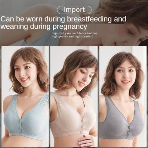 Pregnant Womens Underwear Bra Nursing Bra Gather Prevent Sagging Thin Cotton Nursing Underwear Maternity Clothe Breastfeeding