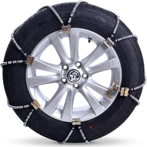 Auto tire slip chain, R17-R19 car slip chain manganese alloy non slip chain accessories manufacturers direct ice slip chain