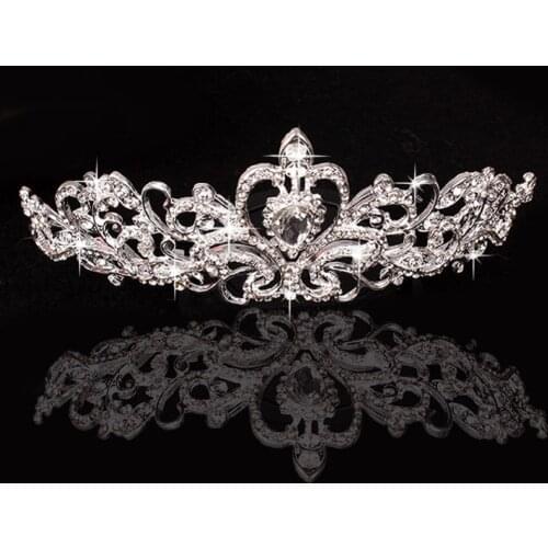 Bridal Crystal Rhinestone Comb Tiaras Headband Crown Wedding Prom Pageant Jewelry