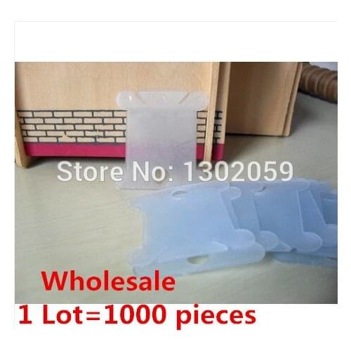 Factory Sale Wholesale Good Quality 1000 Pieces Four Colors Embroidery Threading Floss Thread Bobbin Card Board Free Shipping